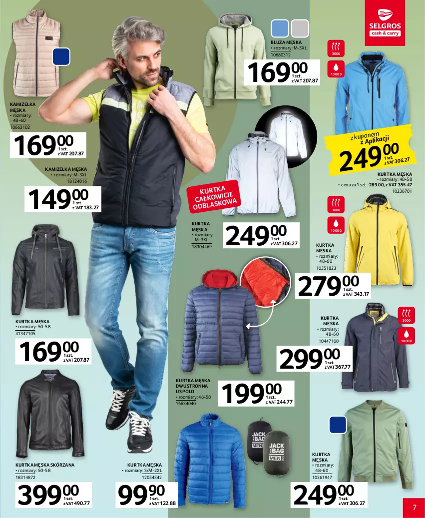 Gazetka promocyjna Selgros - Katalog Tekstylia - ważna 20.04 do 02.05.2023 - strona 7 - produkty: Bluza, Kamizelka, Kurtka