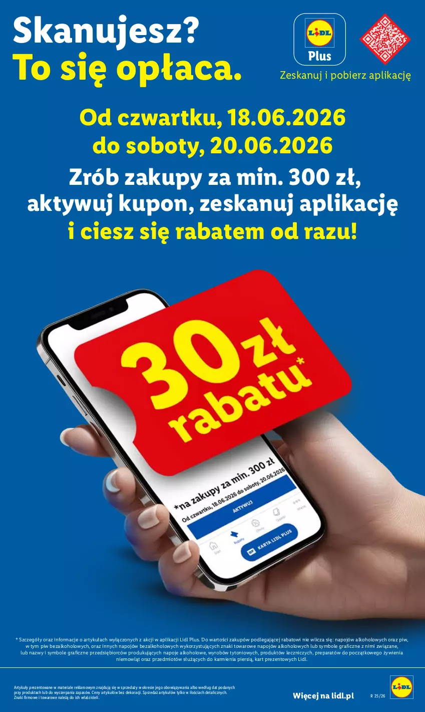Gazetka promocyjna Lidl - Gazetka ważna od 18.06 do 20.06 - ważna 18.06 do 20.06.2026 - strona 3 - produkty: Gra, Karmi, Napoje, Znicz