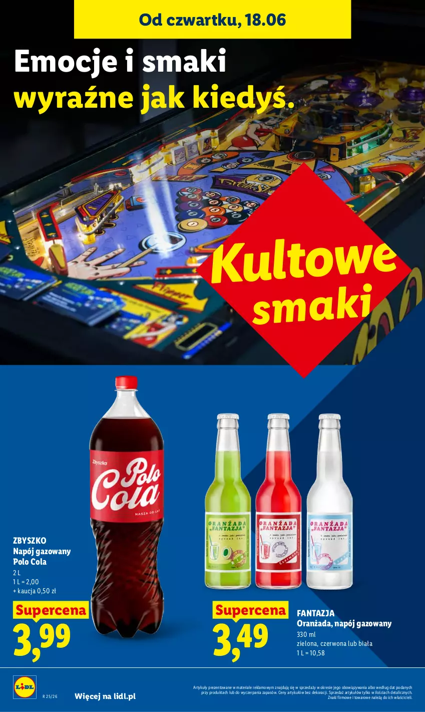 Gazetka promocyjna Lidl - Gazetka ważna od 18.06 do 20.06 - ważna 18.06 do 20.06.2026 - strona 70 - produkty: Fa, Fanta, Napój, Napój gazowany, Oranżada