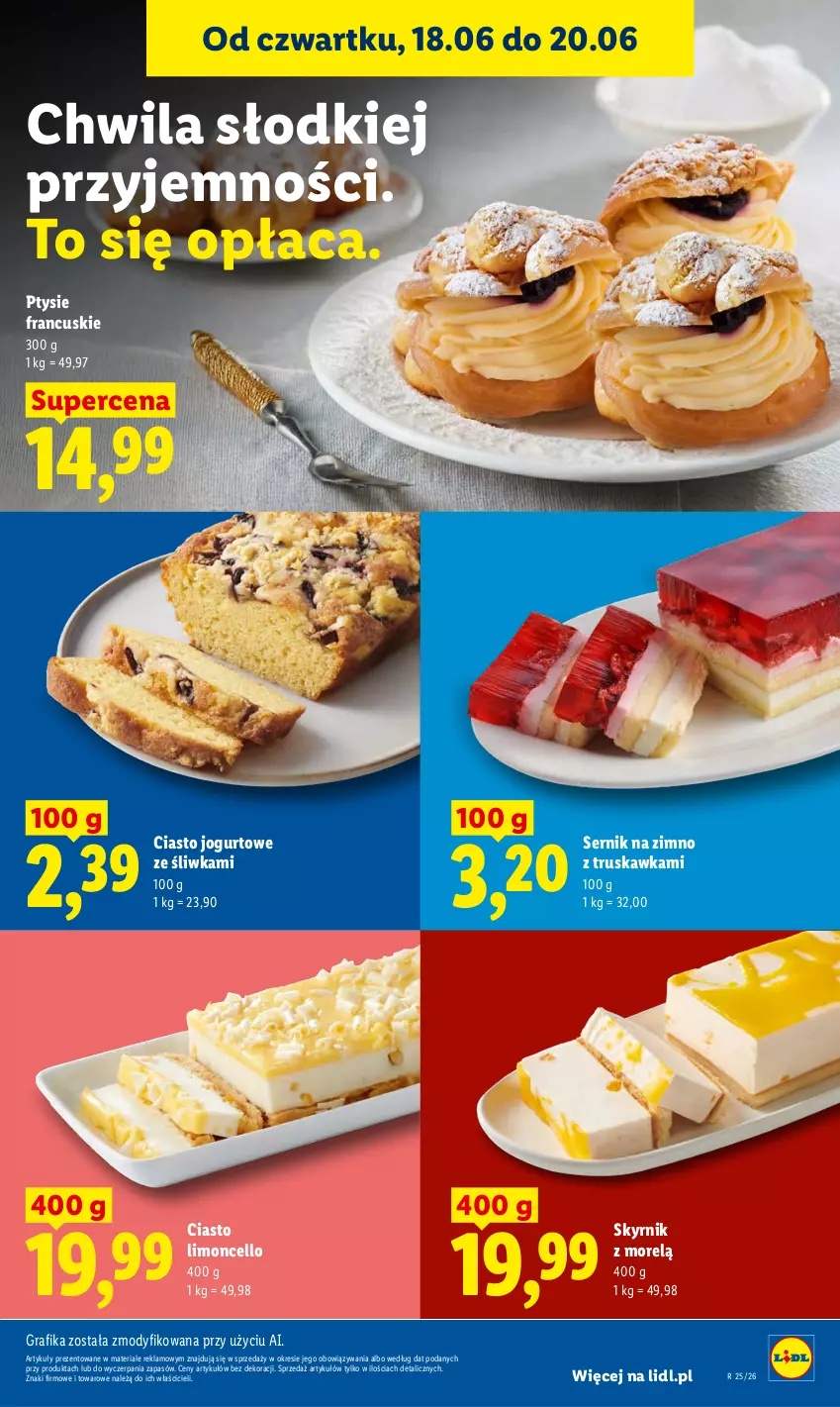 Gazetka promocyjna Lidl - Gazetka ważna od 18.06 do 20.06 - ważna 18.06 do 20.06.2026 - strona 77 - produkty: Ciasto jogurtowe, Gra, Grafika, Jogurt, Ser