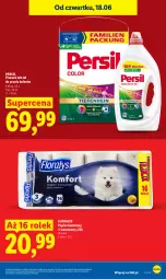 Gazetka promocyjna Lidl - Gazetka ważna od 18.06 do 20.06 - Gazetka - ważna od 20.06 do 20.06.2026 - strona 19 - produkty: Papier, Persil, Papier toaletowy, Flora