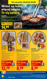 Gazetka promocyjna Lidl - Gazetka ważna od 18.06 do 20.06 - Gazetka - ważna od 20.06 do 20.06.2026 - strona 42 - produkty: Kurczak, Gra, Stek wołowy, Karkówka wieprzowa, Stek, Skrzydełka z kurczaka, Grill, Grafika
