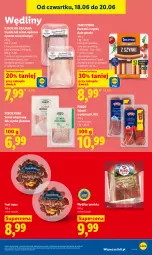 Gazetka promocyjna Lidl - Gazetka ważna od 18.06 do 20.06 - Gazetka - ważna od 20.06 do 20.06.2026 - strona 51 - produkty: Piec, Pur, Salami, Parówki, Parówki z szynki, Szynka, Tarczyński, PIKOK, Schab wieprzowy, Wędlina