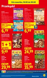 Gazetka promocyjna Lidl - Gazetka ważna od 18.06 do 20.06 - Gazetka - ważna od 20.06 do 20.06.2026 - strona 67 - produkty: Orzechy włoskie, Gra, Orzeszki, Orzeszki ziemne