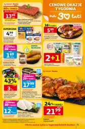 Gazetka promocyjna Auchan - 30 Lat Supermarket - Gazetka - ważna od 08.07 do 08.07.2026 - strona 5 - produkty: Kurczak, Sałatka, Mięso mielone, Gry, Gra, Jogurt, Parówki, Lody, Sałat, Grill, Kiełbasa, Berlinki, Mięso, Kiełbasa śląska, Fa