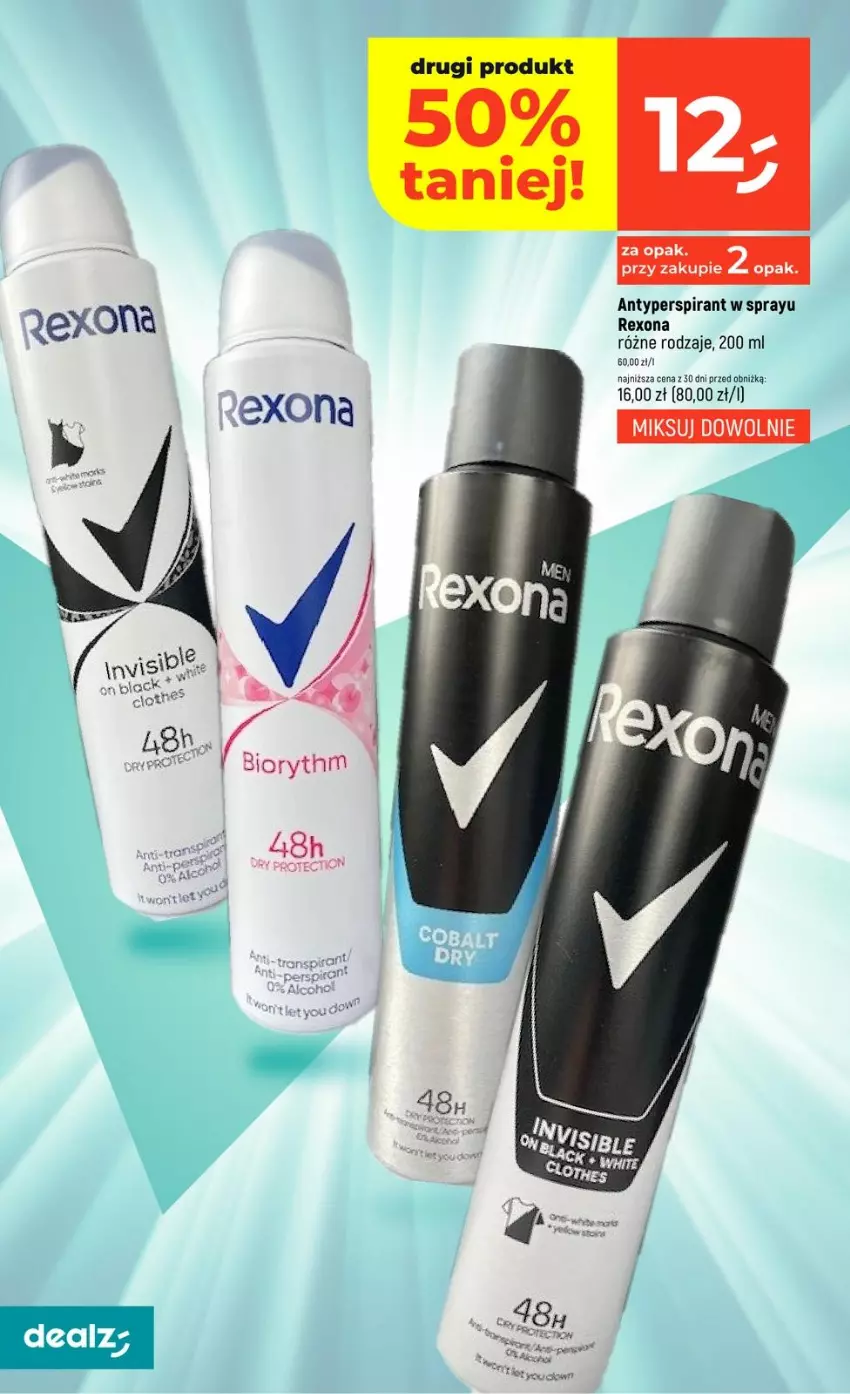 Gazetka promocyjna Dealz - NOWA GAZETKA - ważna 19.02 do 25.02.2026 - strona 16 - produkty: Antyperspirant, Rexona