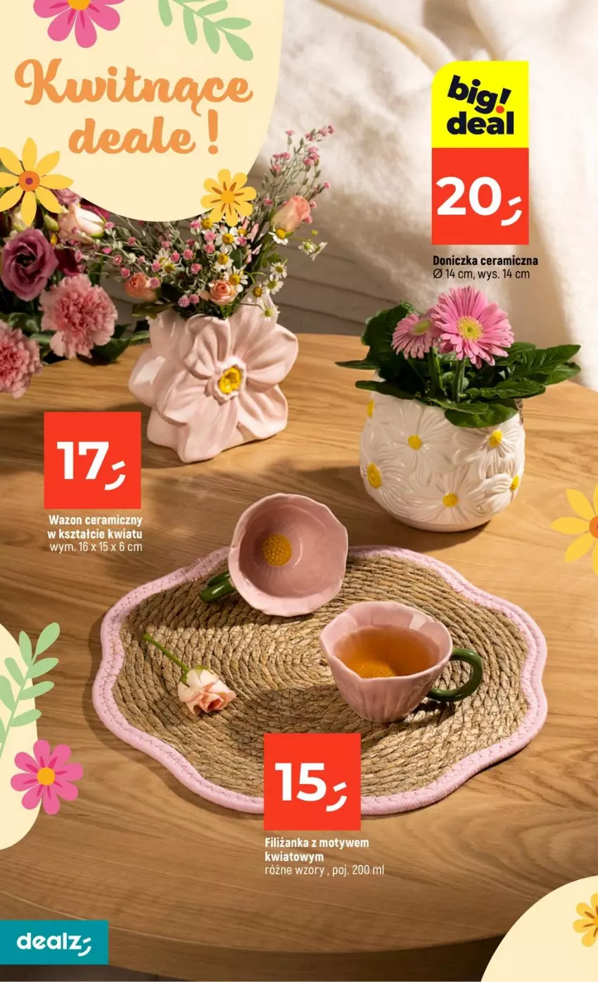 Gazetka promocyjna Dealz - NOWA GAZETKA - ważna 19.02 do 25.02.2026 - strona 26 - produkty: Filiżanka, Wazon
