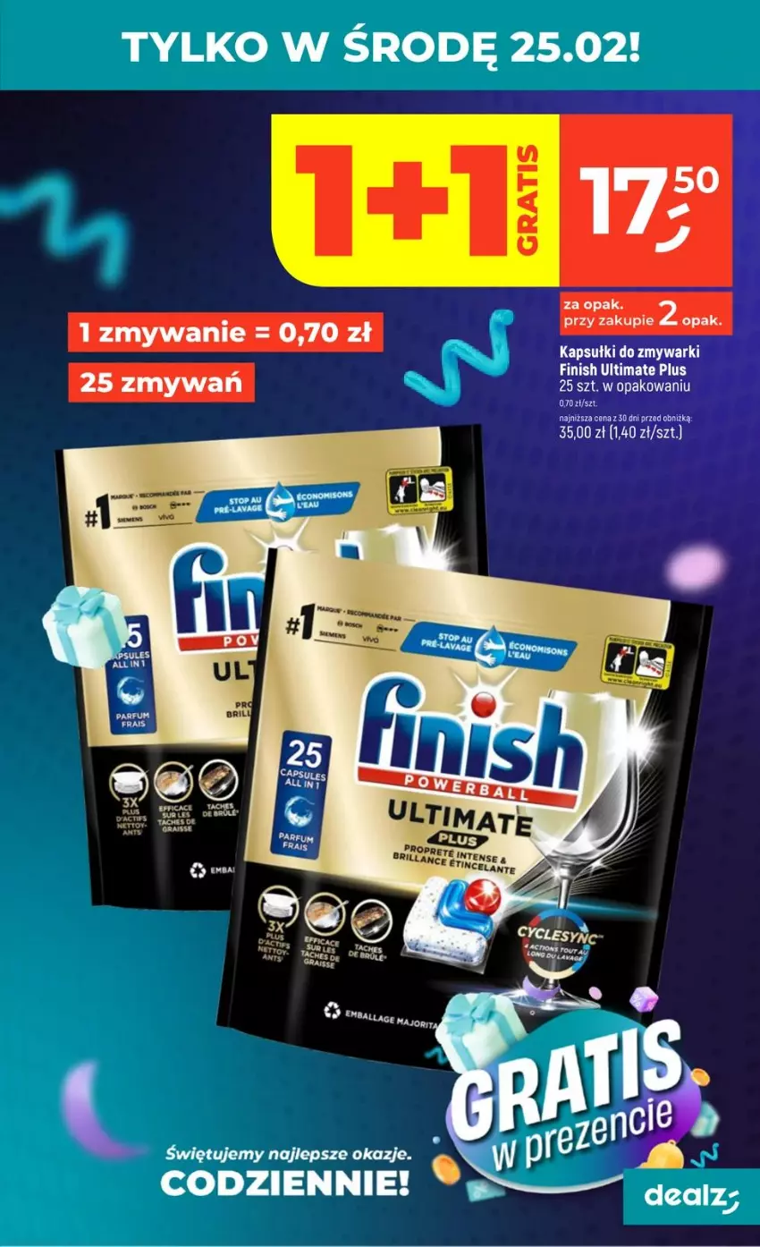 Gazetka promocyjna Dealz - NOWA GAZETKA - ważna 19.02 do 25.02.2026 - strona 7 - produkty: Finish, Gra, Zmywarki