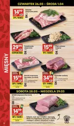 Gazetka promocyjna Delikatesy Centrum - Franczyza DC13 Czwartek - Gazetka - ważna od 01.04 do 01.04.2026 - strona 14 - produkty: Piec, Rum, Schab wieprzowy, Szponder wołowy, Boczek, Flaki, Wagi, Flaki wołowe, Mięso, Boczek wieprzowy