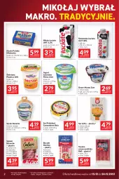 Gazetka promocyjna Makro - Mega oferty dla Twojego Sklepu - oferta z alkoholem - Gazetka - ważna od 24.12 do 24.12.2023 - strona 2 - produkty: Jogurt naturalny, Ser, Salami, Piątnica, Zott, Bell, Brie, Jogurt, Président, Mlekovita, Szynka, Serek, Pieprz, Camembert, Morliny, Boczek, Deser, Masło, Almette, Monte, Mleko