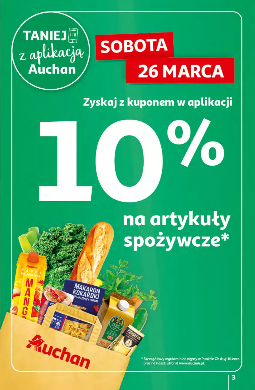 Gazetka promocyjna Auchan - przeNISKIE CENY produkty pewne przedobrego Hipermarkety - ważna 24.03 do 30.03.2022 - strona 3