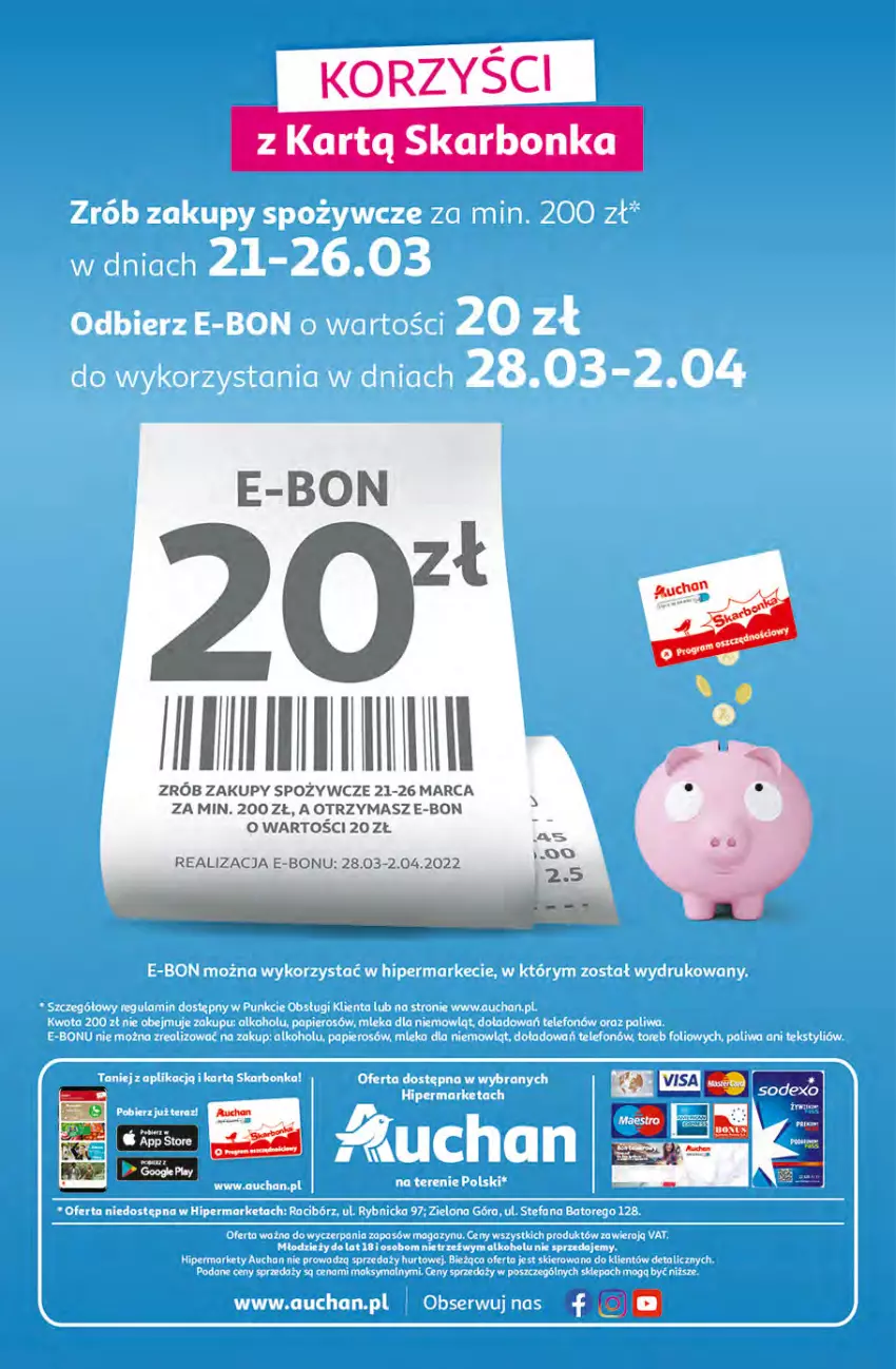 Gazetka promocyjna Auchan - przeNISKIE CENY produkty pewne przedobrego Hipermarkety - ważna 24.03 do 30.03.2022 - strona 36 - produkty: Papier, Ser, Telefon