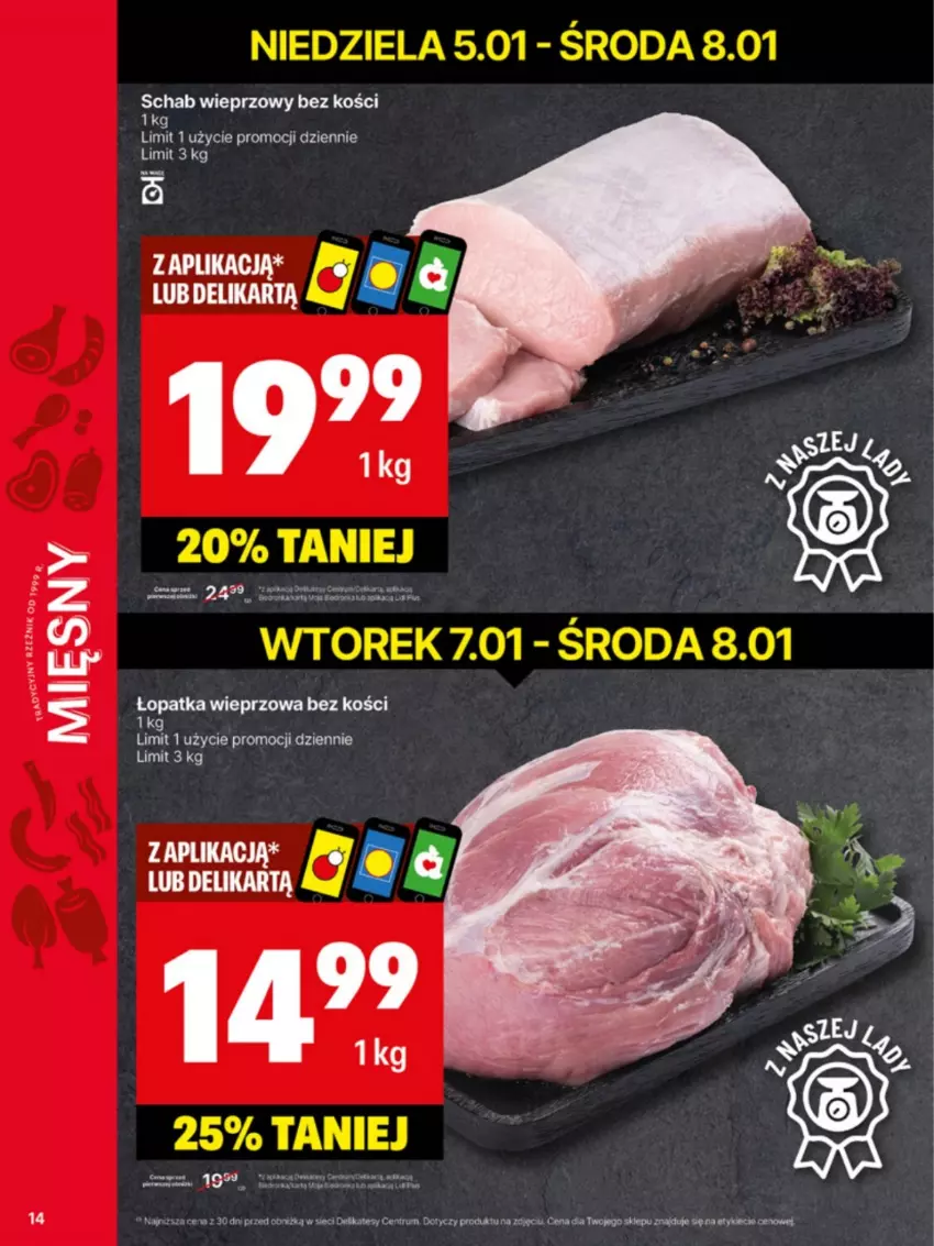 Gazetka promocyjna Delikatesy Centrum - NOWA GAZETKA Delikatesy Centrum od 6 stycznia! 6-12.01.2025 - ważna 06.01 do 12.01.2025 - strona 14 - produkty: Rum, Schab wieprzowy