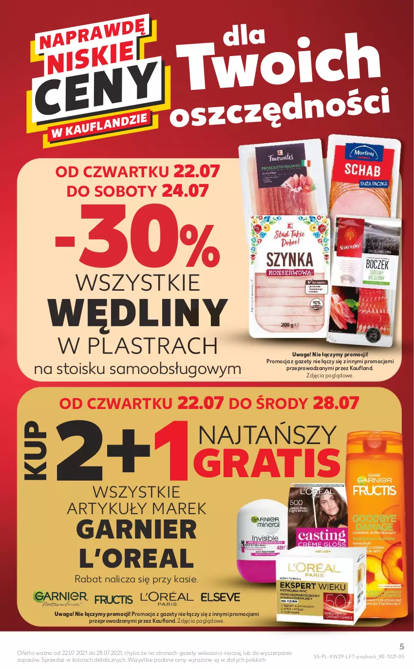 Gazetka promocyjna Kaufland - OFERTA TYGODNIA - ważna 22.07 do 28.07.2021 - strona 5 - produkty: Garnier, Gra, Waga