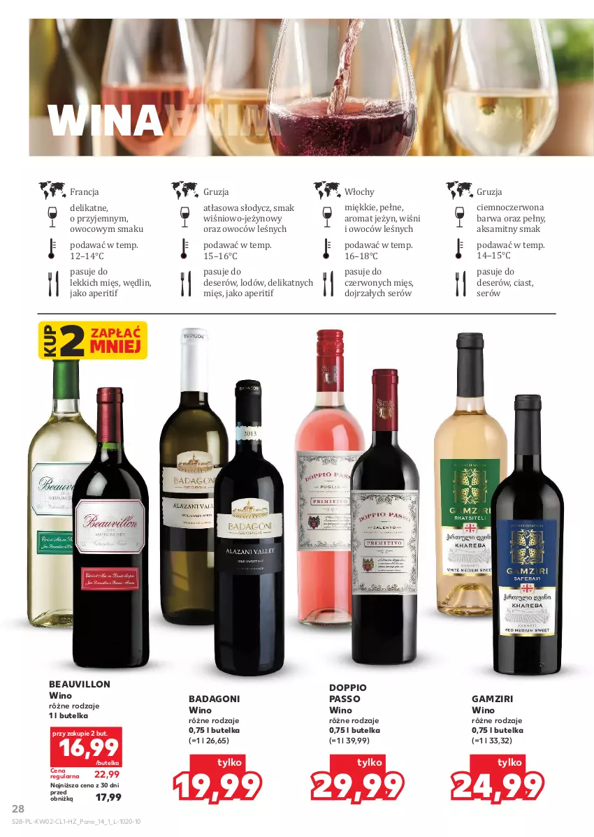 Gazetka promocyjna Kaufland - Barek Kauflandu - ważna 08.01 do 21.01.2026 - strona 28 - produkty: Aksam, Deser, Ser, Wino