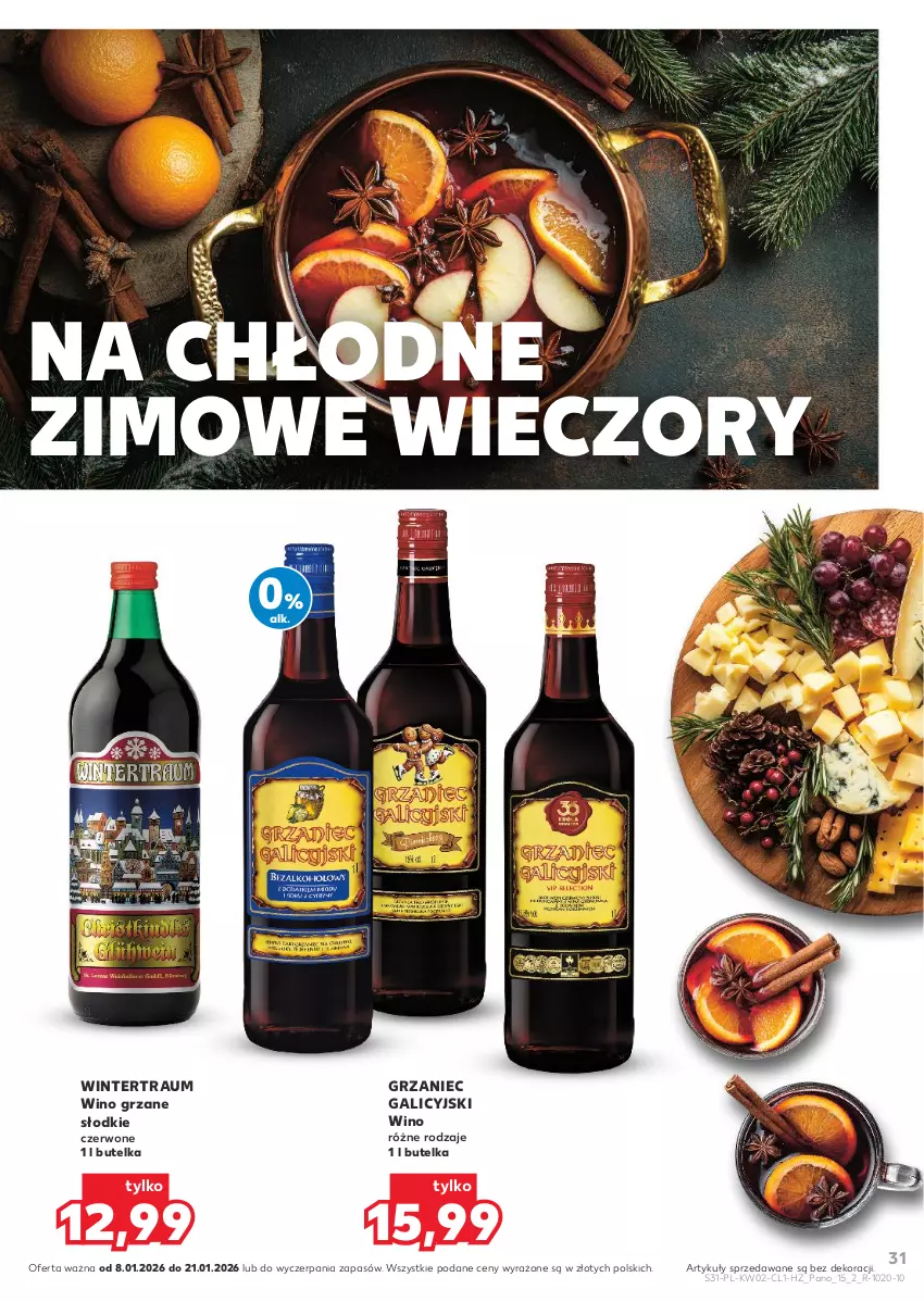 Gazetka promocyjna Kaufland - Barek Kauflandu - ważna 08.01 do 21.01.2026 - strona 31 - produkty: Grzaniec Galicyjski, Wino