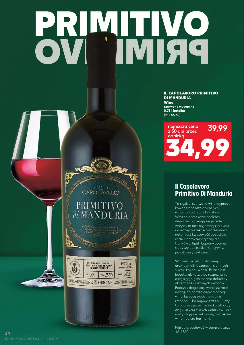 Gazetka promocyjna Kaufland - Barek Kauflandu - ważna 08.01 do 21.01.2026 - strona 34 - produkty: Bukiet, Kakao, Rubin, Wino, Wino czerwone