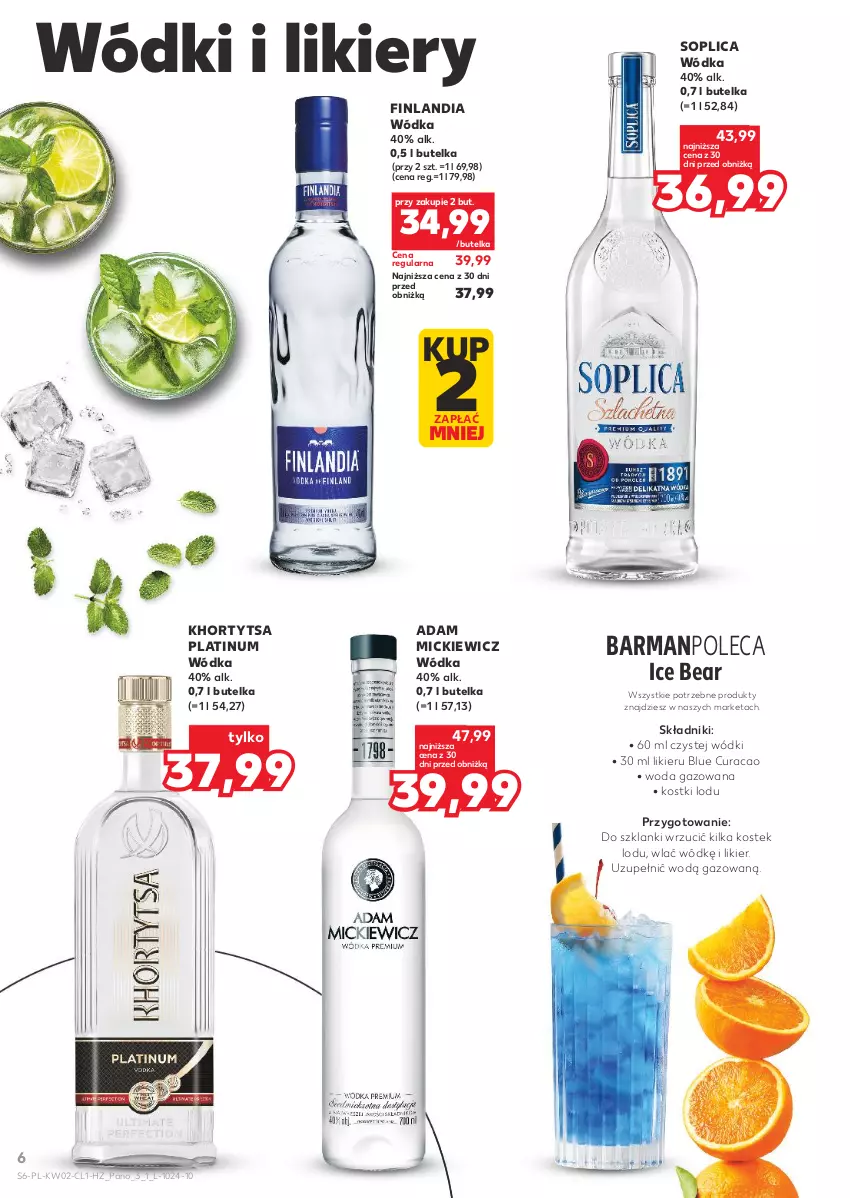 Gazetka promocyjna Kaufland - Barek Kauflandu - ważna 08.01 do 21.01.2026 - strona 6 - produkty: Finlandia, Lanki, Likier, Soplica, Stek, Woda, Woda gazowana, Wódka