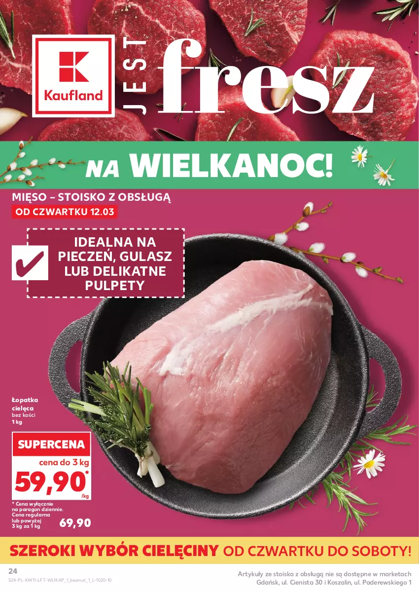 Gazetka promocyjna Kaufland - Gazetka tygodnia - ważna 12.03 do 18.03.2026 - strona 24 - produkty: Kosz, Mięso, Piec, Pulpety, Szal