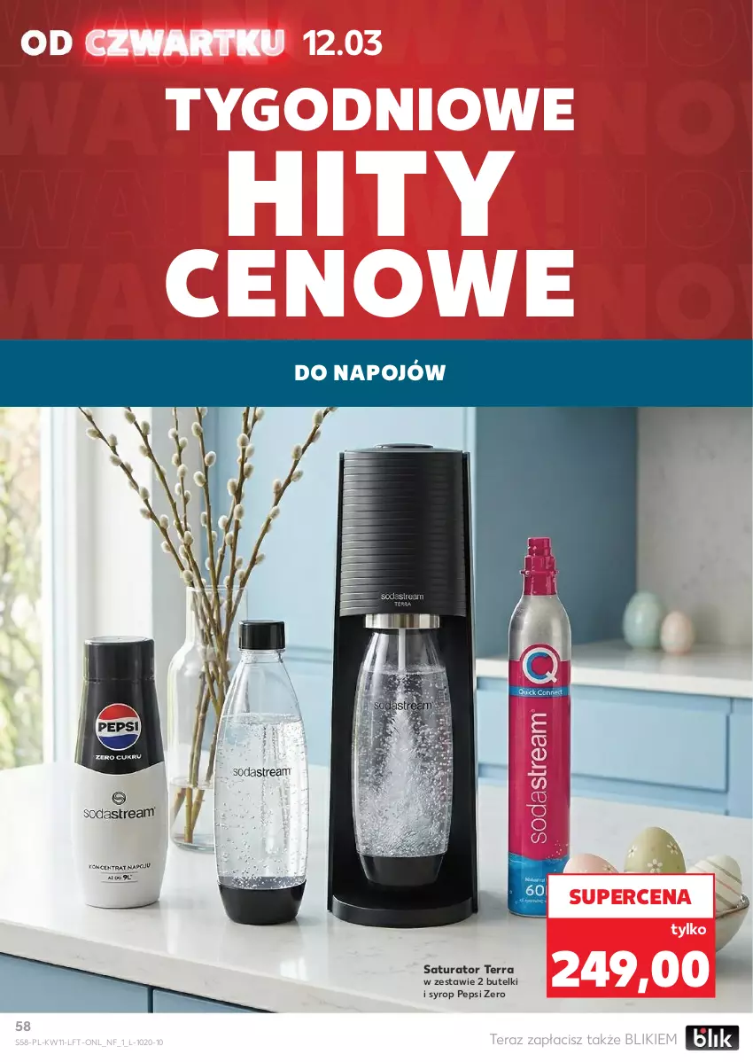 Gazetka promocyjna Kaufland - Gazetka tygodnia - ważna 12.03 do 18.03.2026 - strona 58 - produkty: Pepsi, Syrop, Tera
