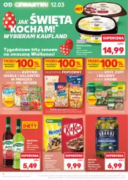 Gazetka promocyjna Kaufland - Gazetka tygodnia - Gazetka - ważna od 18.03 do 18.03.2026 - strona 6 - produkty: Krakus, Sos, Sok, Ser, Por, Koc, Ogórki konserwowe, Kisiel, Bulion, Lion, Lody, Dr. Oetker, Galaretki, Popcorn, Syrop, Danio, Waga, Gala, Suplement diety, Nestlé, Herbapol, Knorr