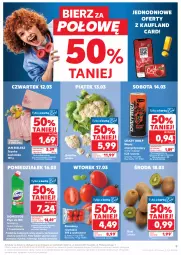 Gazetka promocyjna Kaufland - Gazetka tygodnia - Gazetka - ważna od 18.03 do 18.03.2026 - strona 9 - produkty: Domestos, Kalafior, Szal, Kosz, Kiwi, Szynka, Płyn do wc, Napój, Pomidory