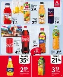 Gazetka promocyjna Selgros - Oferta spożywcza - Gazetka - ważna od 15.09 do 15.09.2021 - strona 19 - produkty: Sok pomarańczowy, Sok, Gin, Coca-Cola, Napoje, Fortuna, Sok jabłkowy, Tiger, Lipton, Tymbark, Cappy, Napój