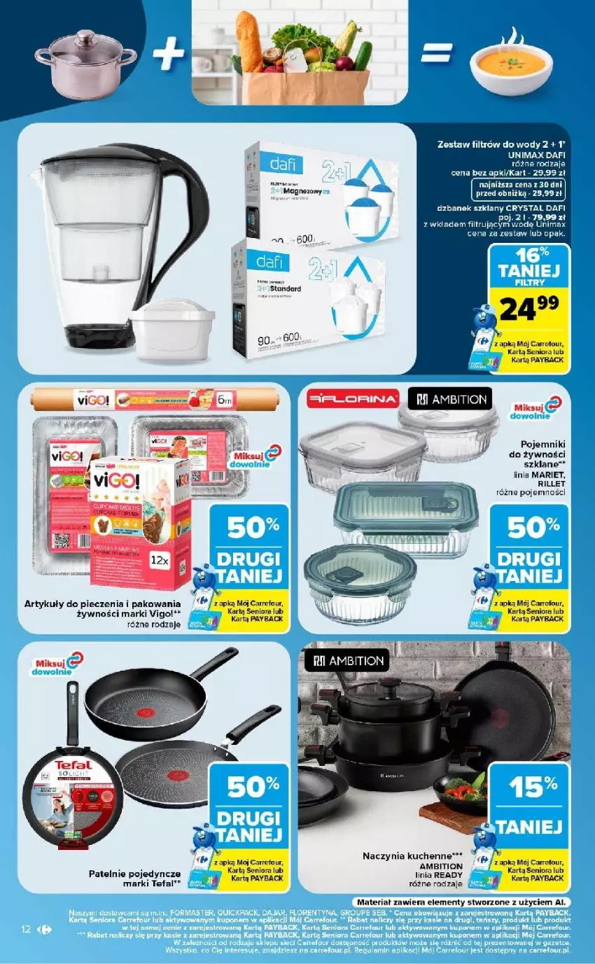 Gazetka promocyjna Carrefour - Gazetka Carrefour w SUMIE same okazje - ważna 10.08 do 22.08.2026 - strona 12 - produkty: Ambition, Dzbanek, Fa, Piec, Pojemnik
