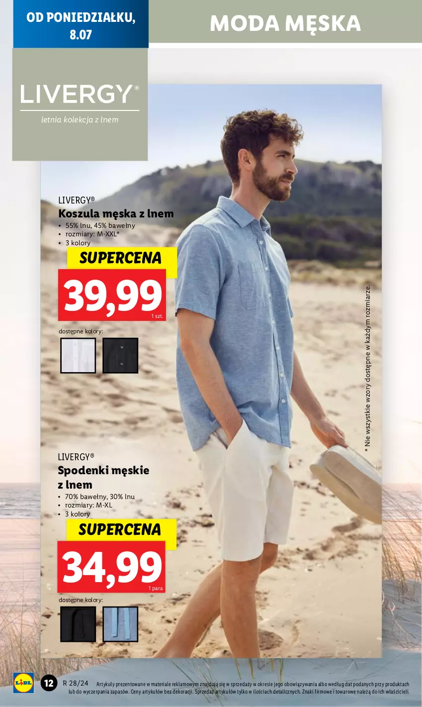 Gazetka promocyjna Lidl - GAZETKA - ważna 08.07 do 13.07.2024 - strona 14 - produkty: Dada, Kosz, Koszula, Moda