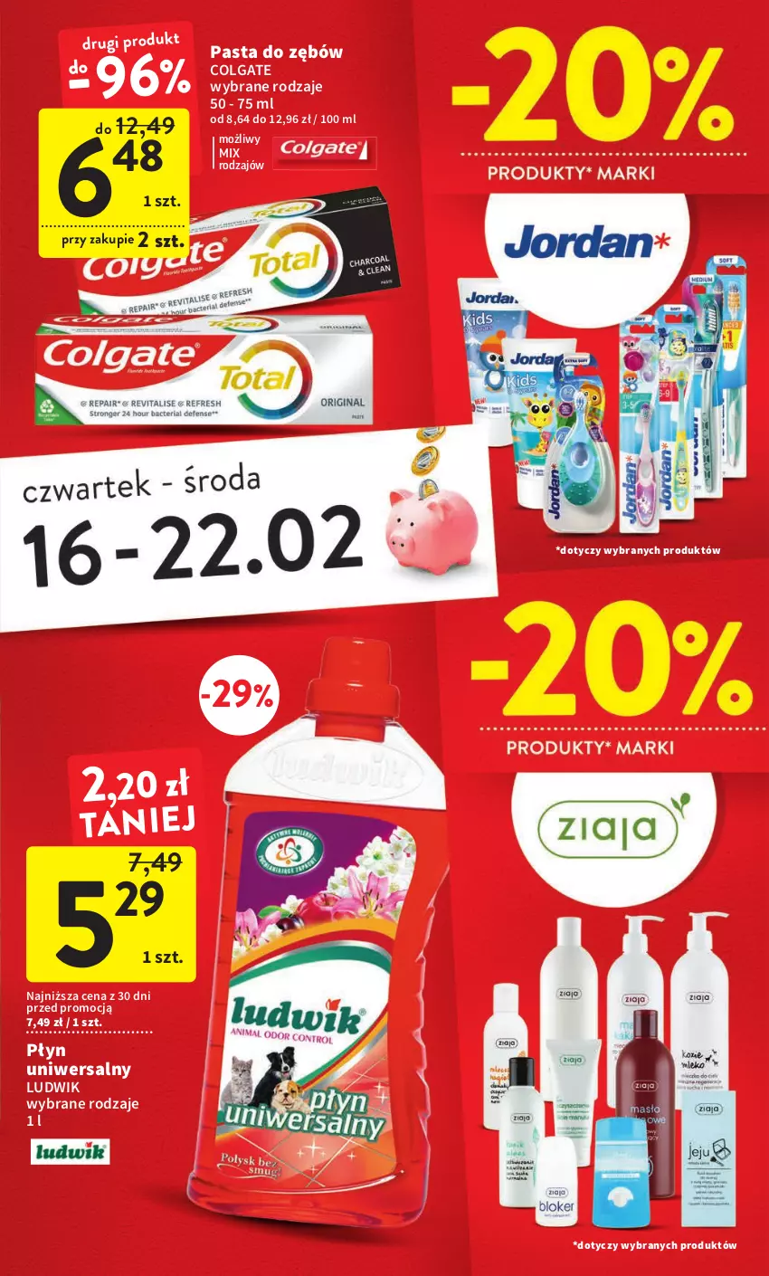 Gazetka promocyjna Intermarche - Gazetka Intermarche - ważna 16.02 do 22.02.2023 - strona 7 - produkty: Colgate, LG, Ludwik, Pasta do zębów