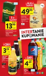 Gazetka promocyjna Intermarche - Gazetka Intermarche - Gazetka - ważna od 22.02 do 22.02.2023 - strona 6 - produkty: Sok, Kawa ziarnista, Dallmayr, Mirinda, Kawa mielona, Kawa, Jacobs Krönung, Pepsi, Cappy, Napój niegazowany, Jacobs, Napój, Nektar