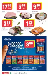 Gazetka promocyjna Spar - Eurospar - Gazetka - ważna od 07.09 do 07.09.2021 - strona 8 - produkty: Kurczak, Gra, Parówki, Filet z piersi indyka, Szynka, Mola, Kabanos, Kiełbasa, Berlinki
