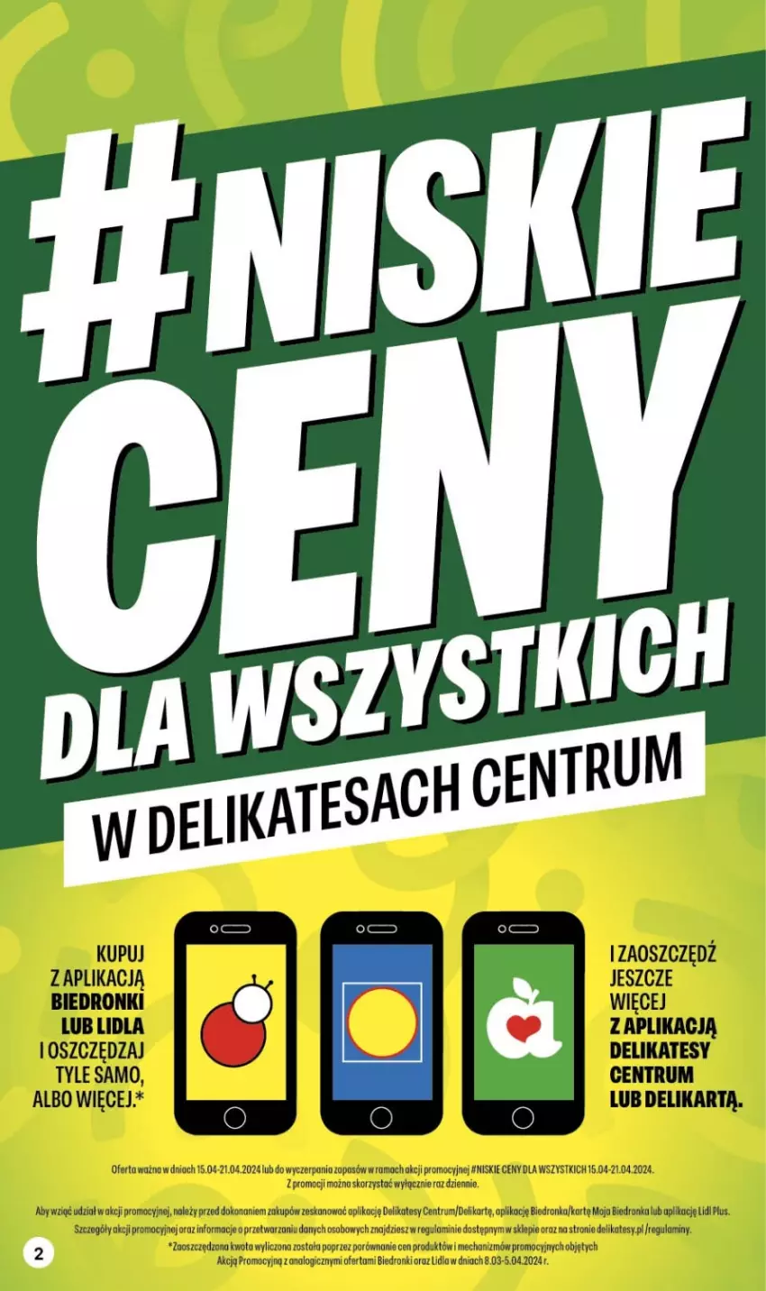 Gazetka promocyjna Delikatesy Centrum - NOWA GAZETKA Delikatesy Centrum od 18 kwietnia! 18-24.04.2024 - ważna 18.04 do 24.04.2024 - strona 2 - produkty: Por, Rama, Rum