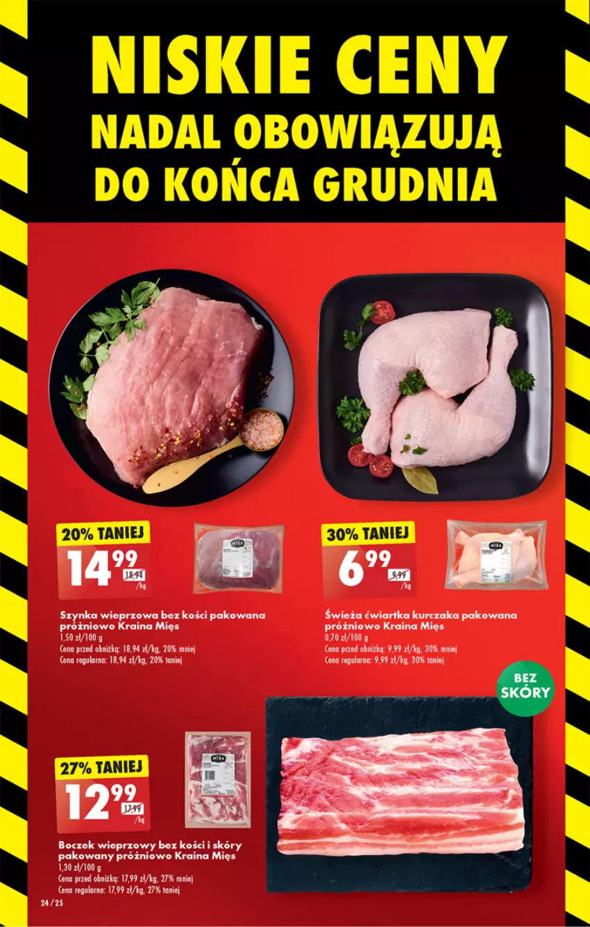 Gazetka promocyjna Biedronka - Od poniedzialku - ważna 18.12 do 23.12.2023 - strona 28 - produkty: Boczek, Boczek wieprzowy, Kurczak, Szynka, Szynka wieprzowa