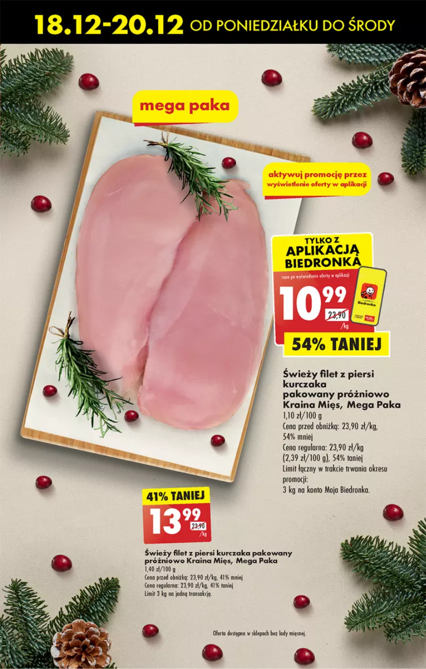 Gazetka promocyjna Biedronka - Od poniedzialku - ważna 18.12 do 23.12.2023 - strona 9 - produkty: Filet z piersi kurczaka, Kurczak, Tran