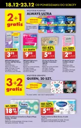 Gazetka promocyjna Biedronka - Od poniedzialku - Gazetka - ważna od 23.12 do 23.12.2023 - strona 55 - produkty: Ser, Rum, Gin, Gra, Papier, Serwetki, Papier toaletowy, Chusteczki, Always, Podpaski, Carefree, Wkładki, Fa
