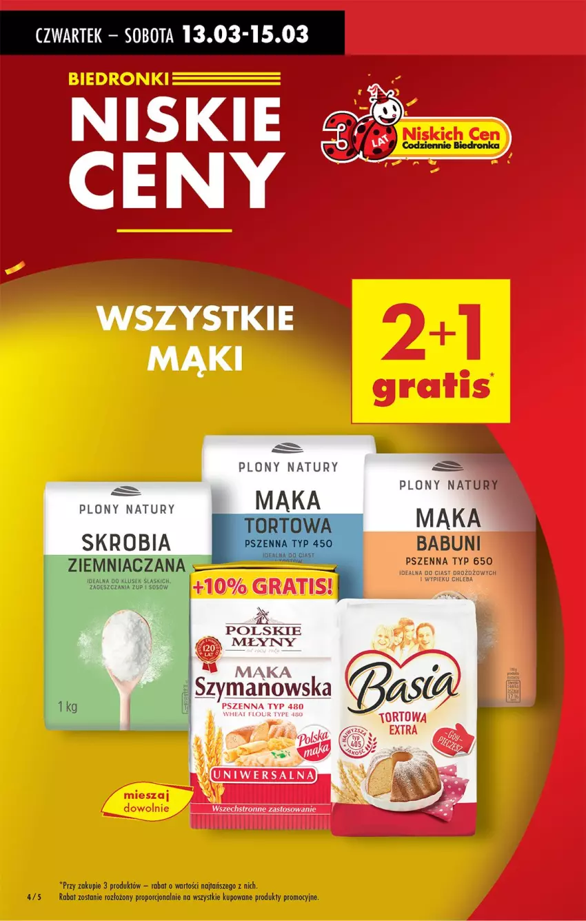 Gazetka promocyjna Biedronka - Od Czwartku - ważna 13.03 do 19.03.2025 - strona 4 - produkty: Mąka, Sos