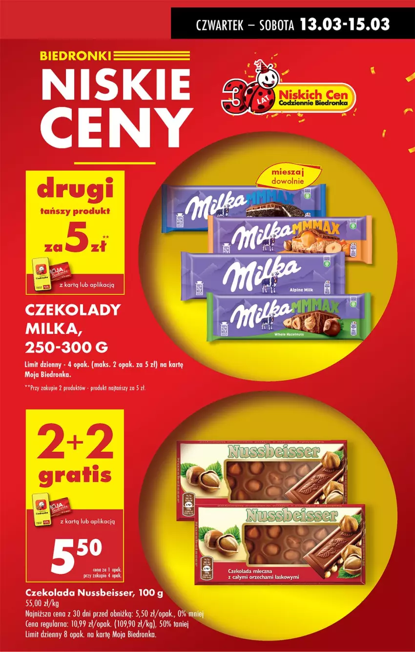 Gazetka promocyjna Biedronka - Od Czwartku - ważna 13.03 do 19.03.2025 - strona 7 - produkty: Milka