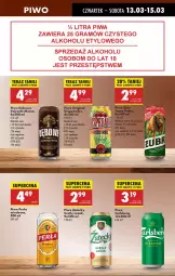 Gazetka promocyjna Biedronka - Od Czwartku - Gazetka - ważna od 19.03 do 19.03.2025 - strona 59 - produkty: Piwo, Tera, Perła, Carlsberg, Fa