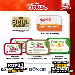 Gazetka promocyjna Topaz - Gazetka - Gazetka - ważna od 22.01 do 22.01.2023 - strona 19 - produkty: Optima Cardio, Optima, Margaryna, Finuu