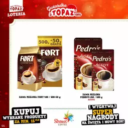 Gazetka promocyjna Topaz - Gazetka - Gazetka - ważna od 22.01 do 22.01.2023 - strona 44 - produkty: Top, Ser, Kawa mielona, Kawa
