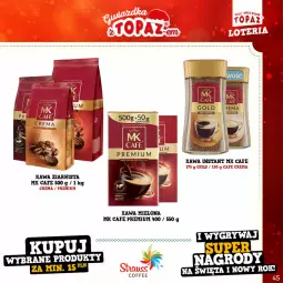 Gazetka promocyjna Topaz - Gazetka - Gazetka - ważna od 22.01 do 22.01.2023 - strona 45 - produkty: Top, Kawa ziarnista, Kawa mielona, Kawa