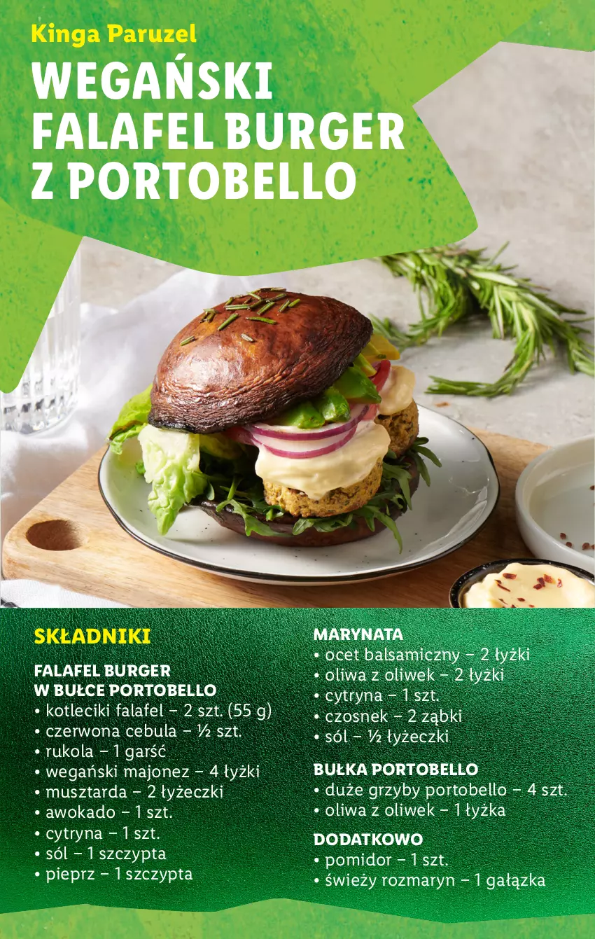 Gazetka promocyjna Lidl - KATALOG VEMONDO - ważna 26.07 do 30.07.2021 - strona 8 - produkty: Bell, Bułka, Burger, Cebula, Czosnek, Fa, Grzyby, Majonez, Mus, Musztarda, Ocet, Ocet balsamiczny, Oliwa z oliwek, Pieprz, Por, Portobello, Rukola, Sól