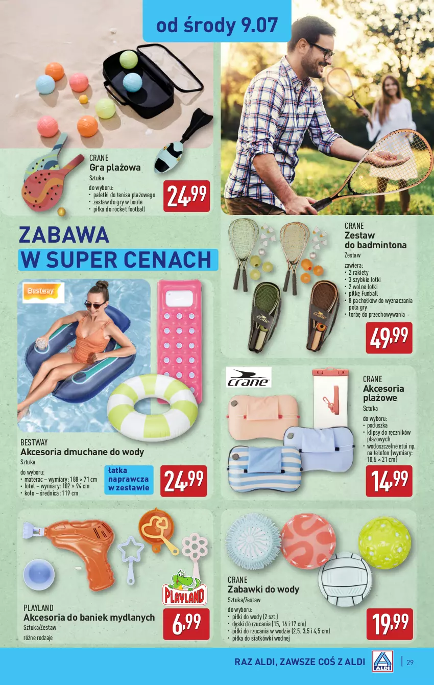 Gazetka promocyjna Aldi - Pełna oferta - ważna 07.07 do 12.07.2025 - strona 29 - produkty: Fotel, Gra, Gry, Materac, NBA, Poduszka, Ręcznik, Telefon, Tera