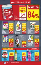 Gazetka promocyjna Aldi - Pełna oferta - Gazetka - ważna od 12.07 do 12.07.2025 - strona 22 - produkty: Nutella, Gin, Gra, Cif, Coccolino, Papier, Zawieszka do wc, Bell, Bref, Proszek do prania, Persil, Clin, Mleczko, Płyn do płukania, Ręcznik, Ferrero, Fairy, Oliwa z oliwek, Bella, Zmywarki, Piekarnik, Ariel, Grill, Fa, Oliwa