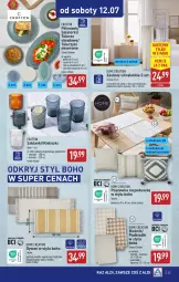 Gazetka promocyjna Aldi - Pełna oferta - Gazetka - ważna od 12.07 do 12.07.2025 - strona 35 - produkty: Ser, Poszewka, Talerzyk, Talerz, Wełna, Karnisz, Bieżnik, Deser, Lanki, Dywan, Podkład