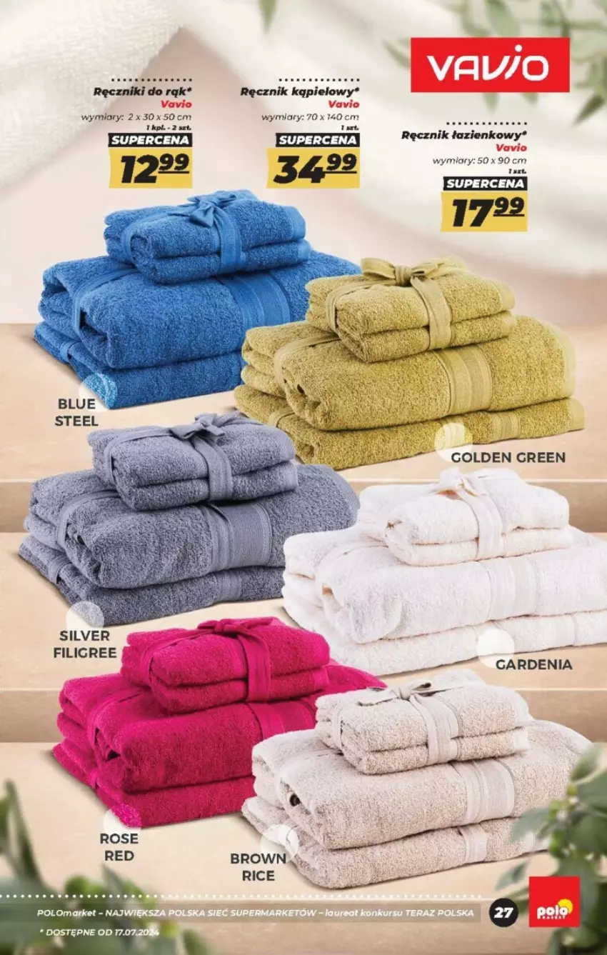 Gazetka promocyjna PoloMarket - ważna 14.06 do 01.08.2024 - strona 20 - produkty: Ręcznik