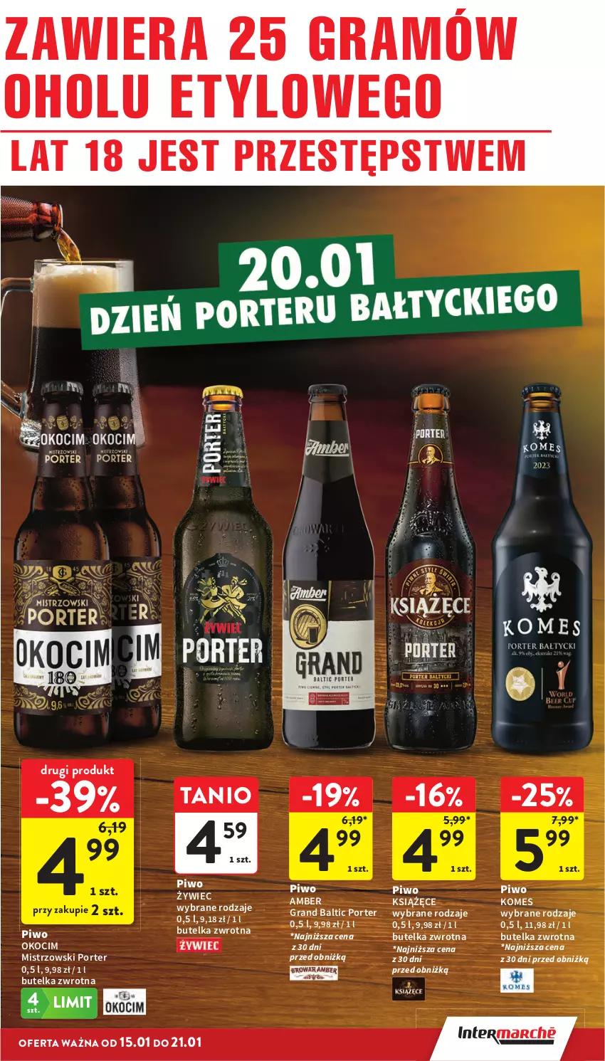 Gazetka promocyjna Intermarche - Gazetka promocyjna - ważna 15.01 do 21.01.2026 - strona 41 - produkty: Gra, Koc, Książęce, Okocim, Piwo, Por