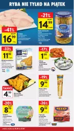 Gazetka promocyjna Intermarche - Gazetka promocyjna - Gazetka - ważna od 21.01 do 21.01.2026 - strona 26 - produkty: Sałatka, Frosta, Rio Mare, Ryba, Kawa, Salsa, Sałat, Tilapia, Tuńczyk, Mintaj, Lazur, Lisner