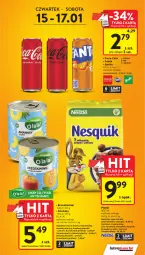 Gazetka promocyjna Intermarche - Gazetka promocyjna - Gazetka - ważna od 21.01 do 21.01.2026 - strona 3 - produkty: Nesquik, Ananas, Kawa, Coca-Cola, Lion, Brzoskwinie, Fanta, Cini Minis, Sprite, Fa